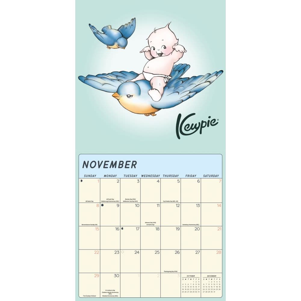 Kewpie 2026 Wall Calendar Fourth Alternate Image