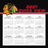 image NHL Chicago Blackhawks 2027 Desk Calendar Fourth Alternate Image