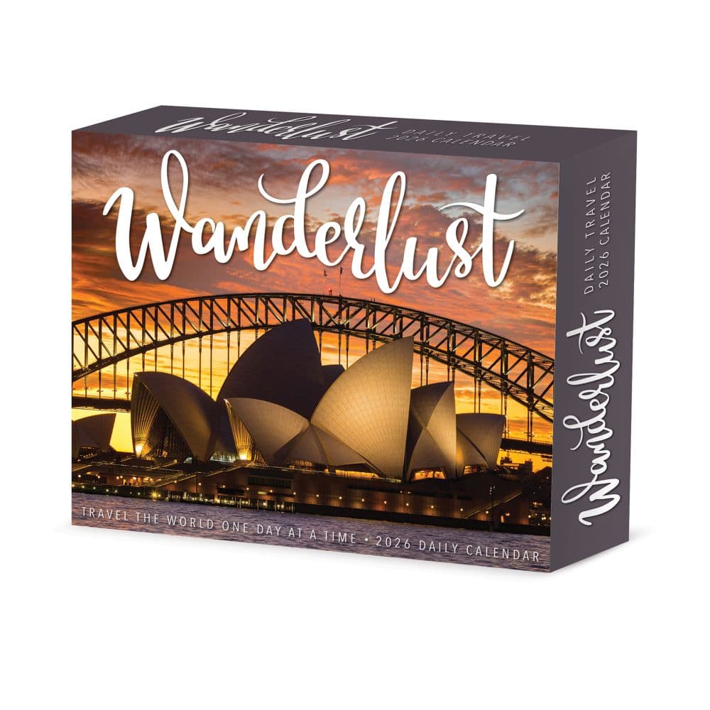 Wanderlust 2026 Desk Calendar Main Image