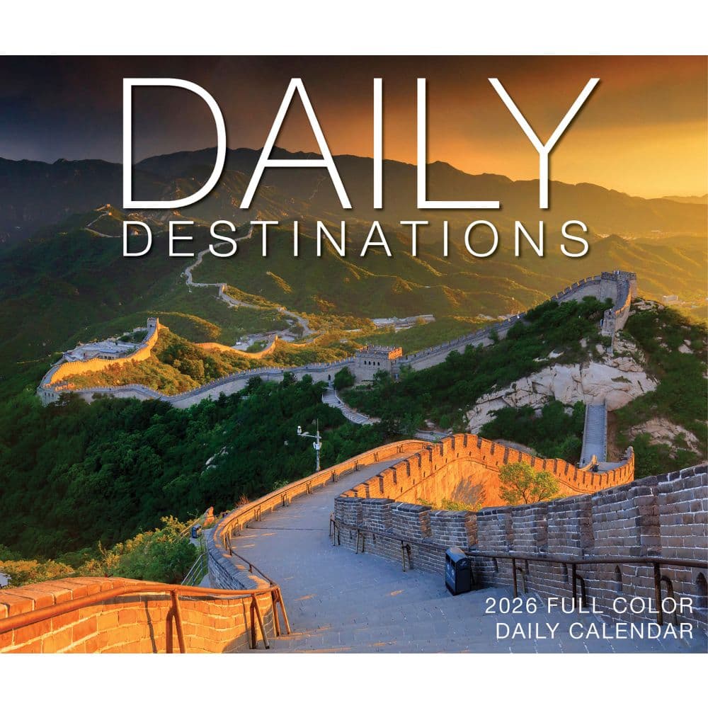 Daily Destinations 2026 Desk Calendar Fourth Alternate Image