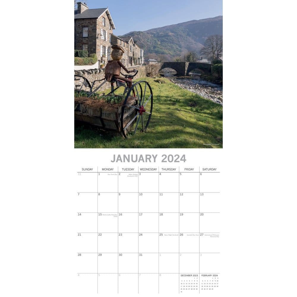 Britain’s Most Beautiful Villages 2024 Wall Calendar - Calendars.com