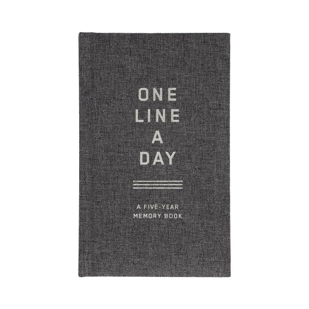 Charcoal Canvas One Line a Day Memory Book Fifth Alternate Image