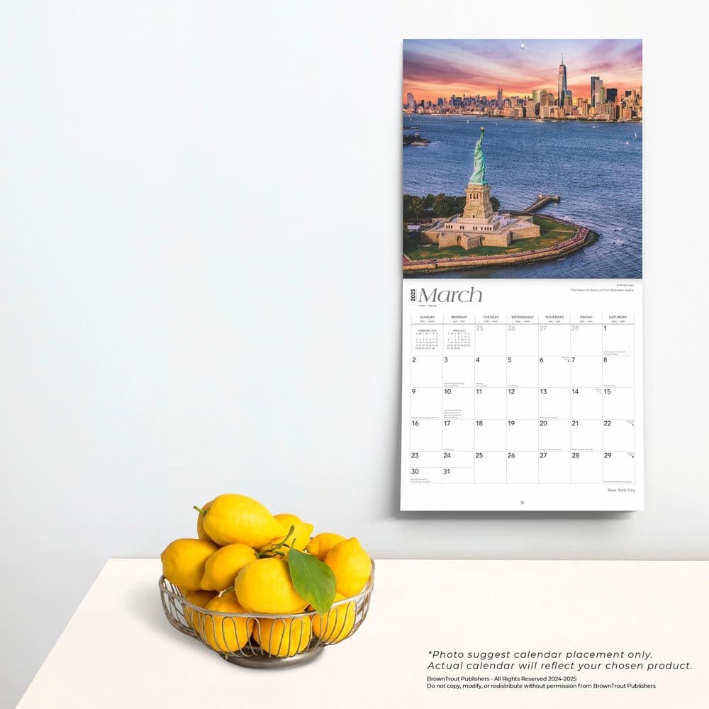 New York City 2025 Wall Calendar Fourth Alternate Image width=&quot;1000&quot; height=&quot;1000&quot;