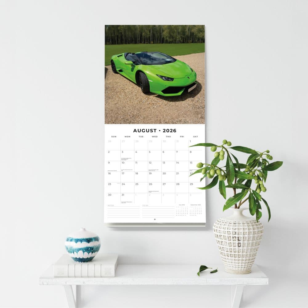 Lamborghini 2026 Wall Calendar Third Alternate Image