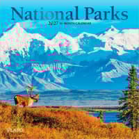 image National Parks Foil 2027 Mini Wall Calendar Main Product Image