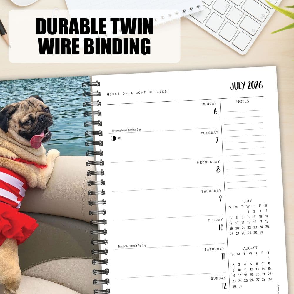 Doug the Pug 2026 Engagement Planner Fourth Alternate Image
