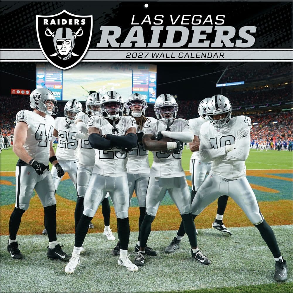 NFL Las Vegas Raiders 2027 Wall Calendar Main Product Image