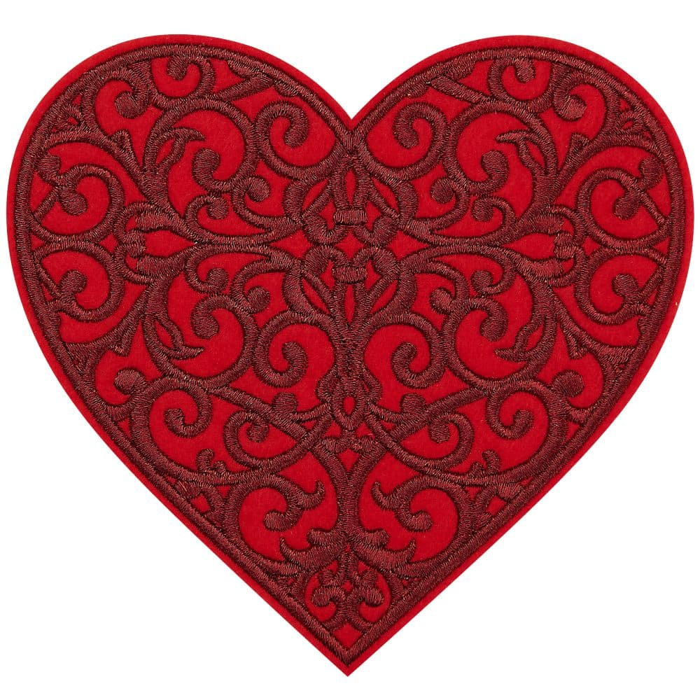 Embroidered Hearts Valentine&#39;s Day Card First Alternate Image width=&quot;1000&quot; height=&quot;1000&quot;