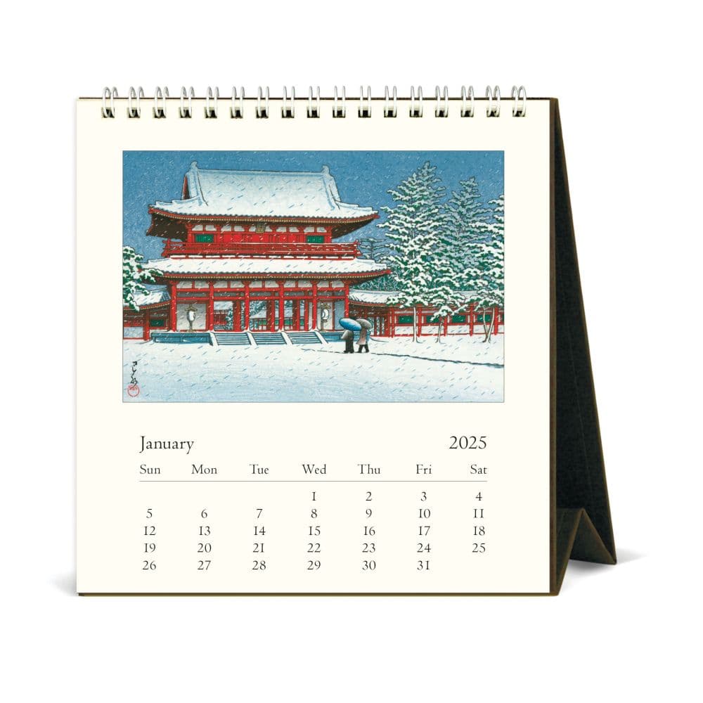 Japanese Woodblocks Art 2025 Easel Desk Calendar First Alternate Image width=&quot;1000&quot; height=&quot;1000&quot;