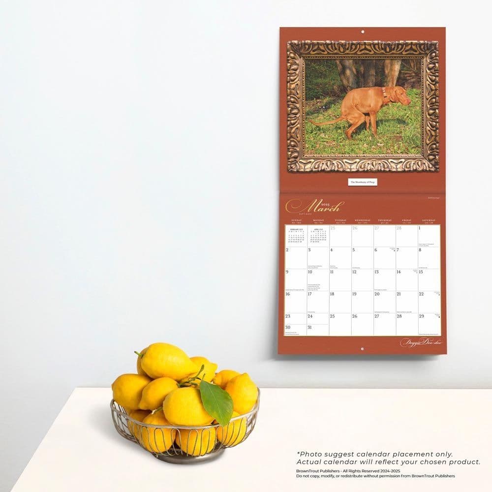 Doggie Doo Doo 2025 Wall Calendar Fourth Alternate Image