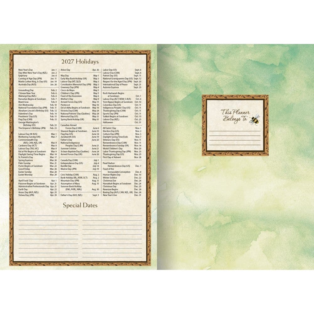 Bountiful Blessings 2027 Planner by Susan Winget Third Alternate Image