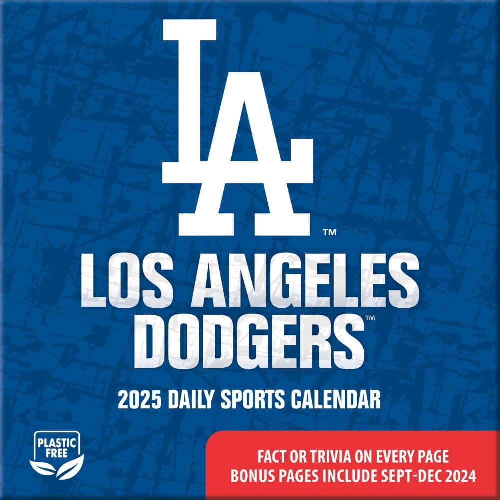 MLB Los Angeles Dodgers 2025 Desk Calendar - Calendars.com