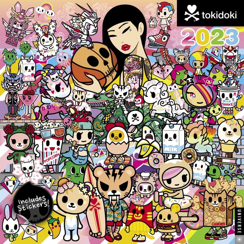 tokidoki 2023 Wall Calendar