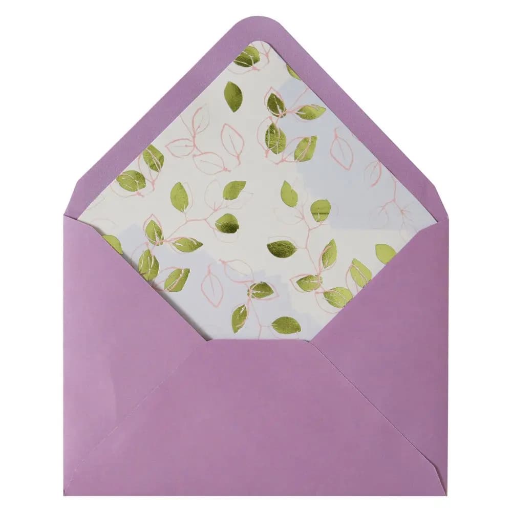 Modern Floral Mother&#39;s Day Card envelope