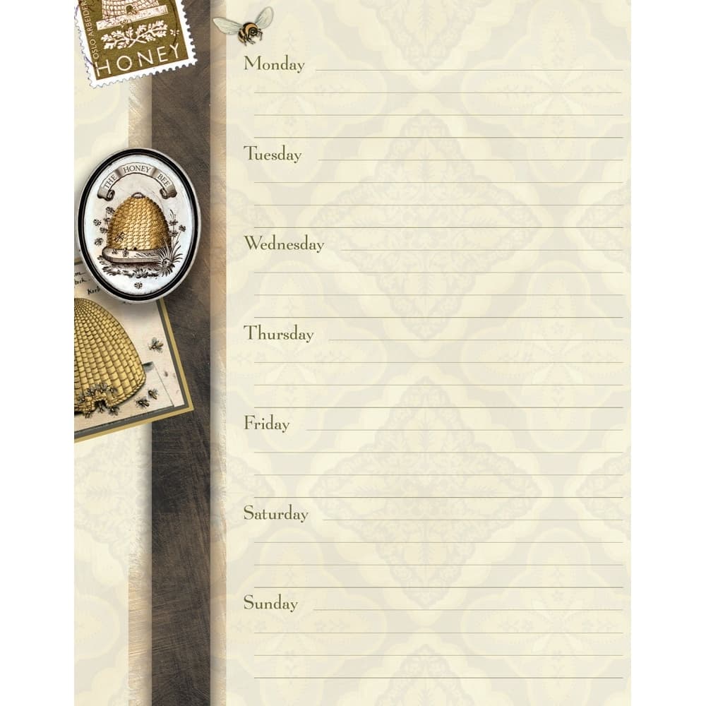 UPC 739744169222 product image for Honey & Grey Jumbo Weekly Planner by Lori Siebert | upcitemdb.com