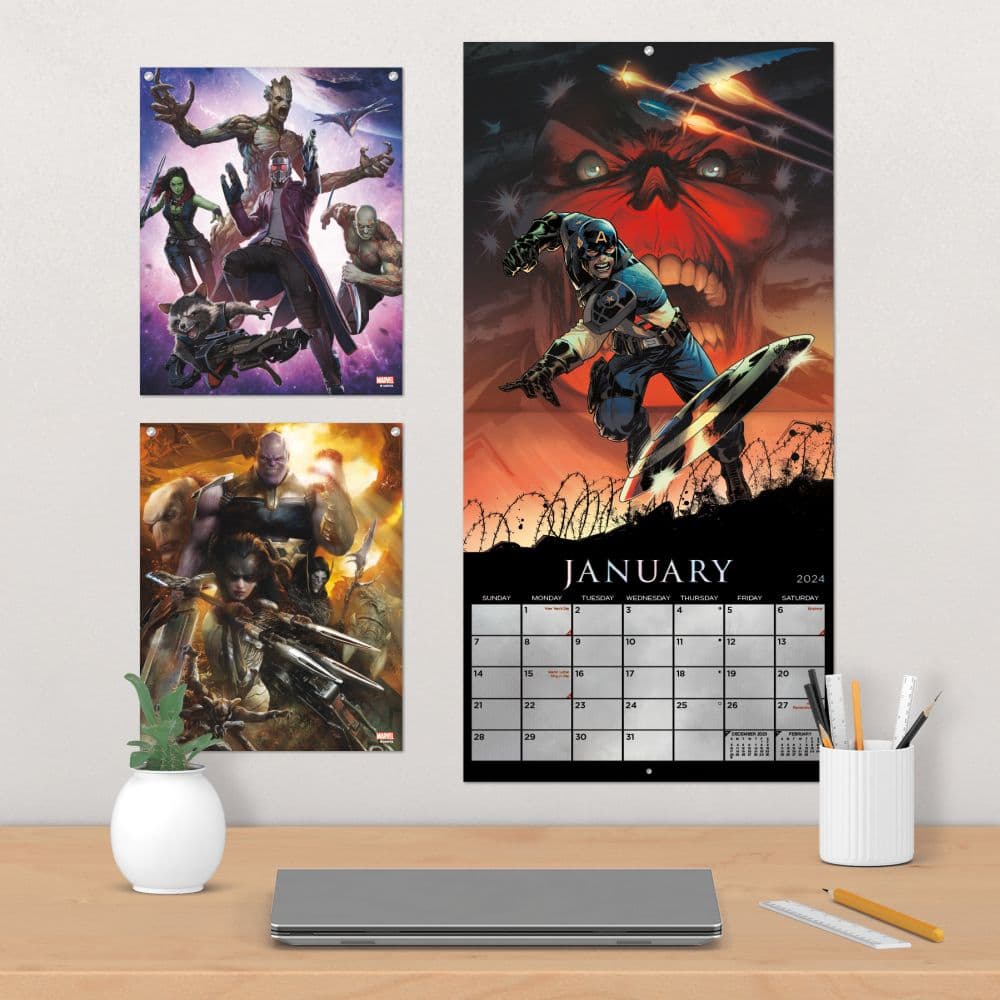 Marvel Infinity Saga Collectors Edition 2024 Wall Calendar