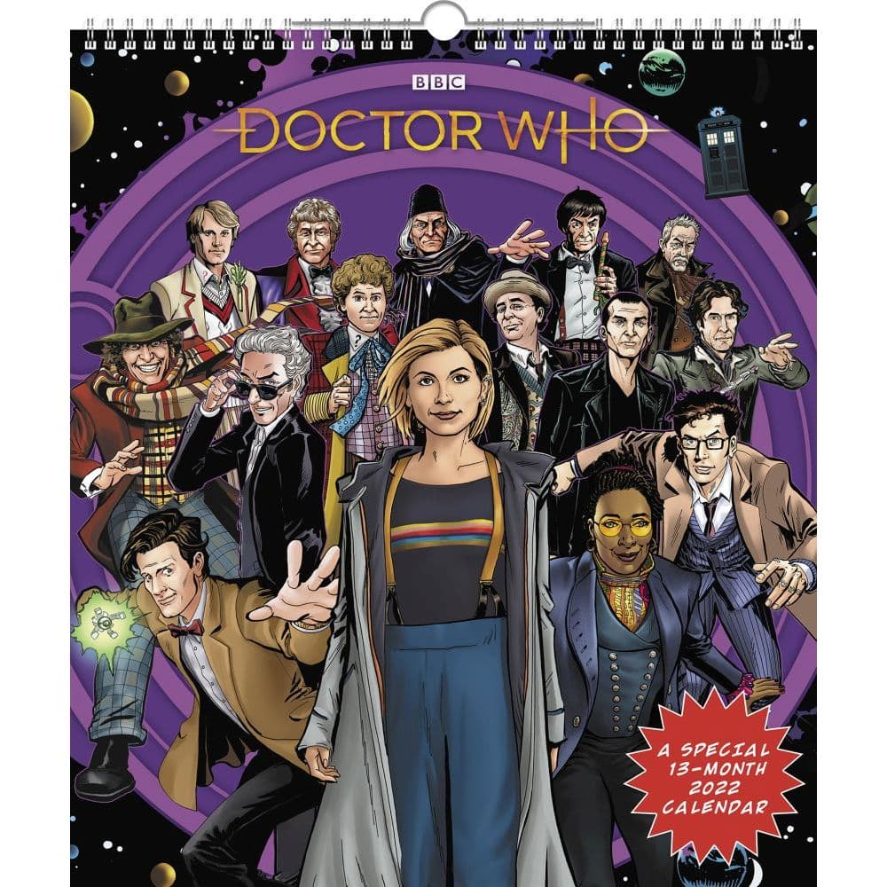 Doctor Who Special Edition 2022 Poster Wall Calendar