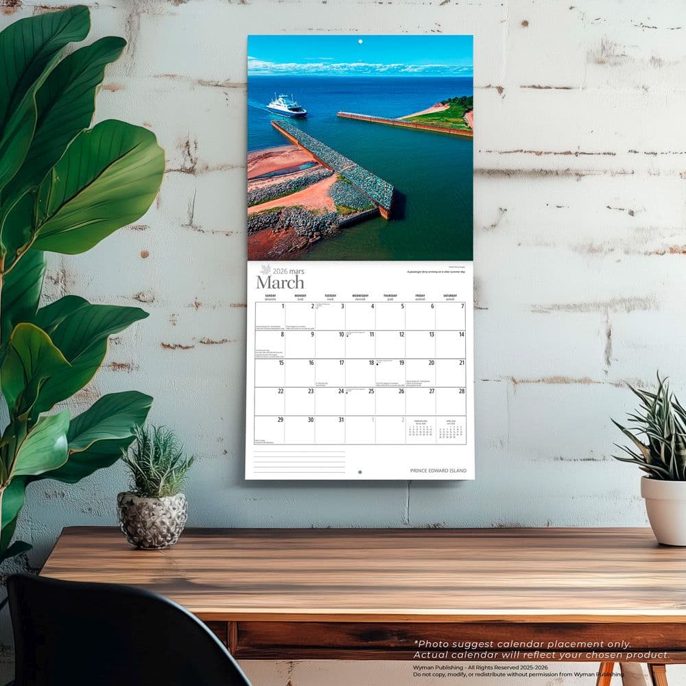 Prince Edward Island 2026 Wall Calendar Fourth Alternate Image