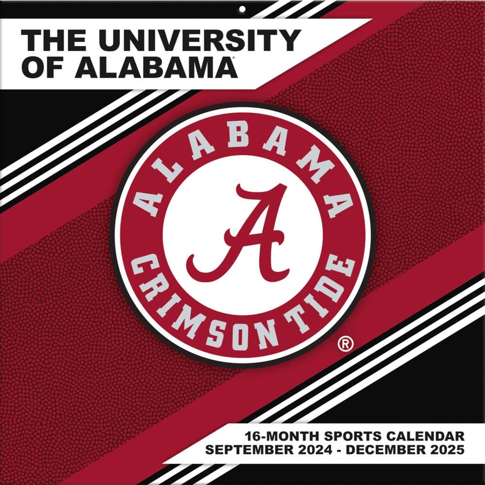 Alabama Crimson Tide 2025 Wall Calendar