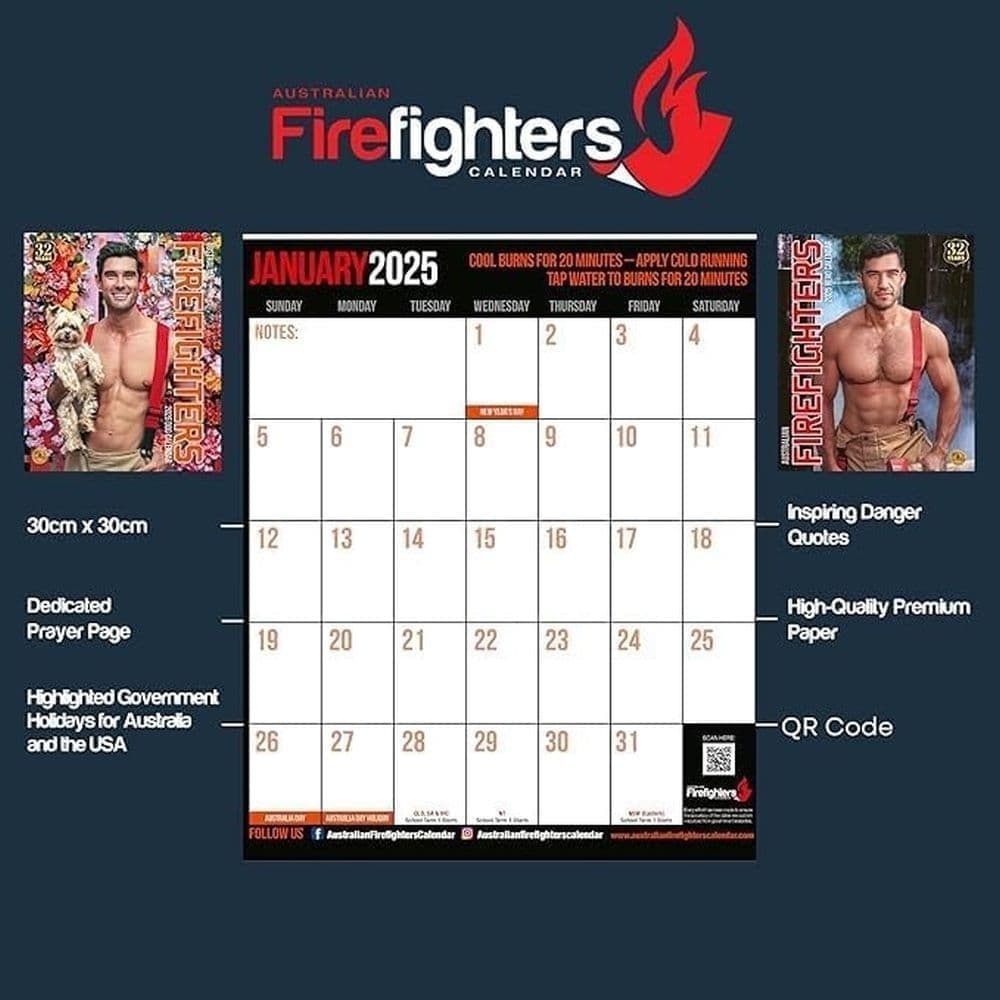 Australian Firefighters 2025 Wall Calendar Seventeenth Alternate Image