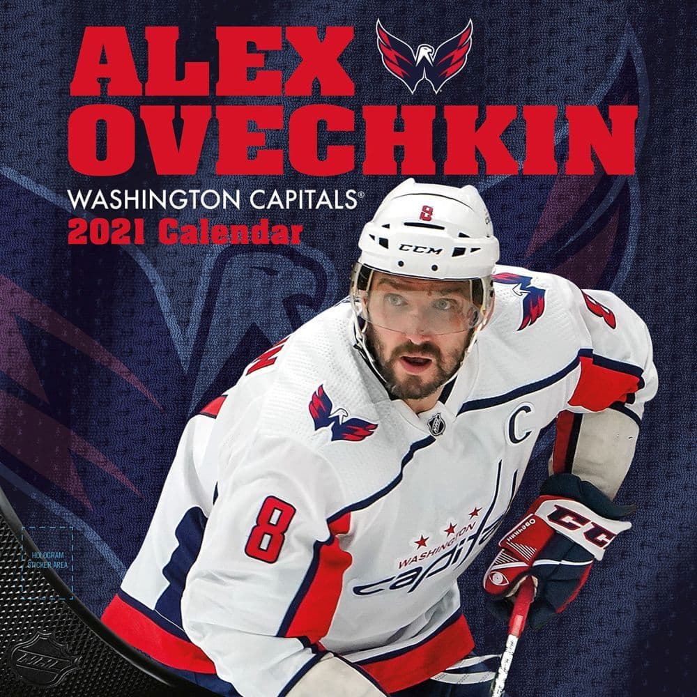 Washington Capitals Alex Ovechkin Player Wall Calendar Calendars Com