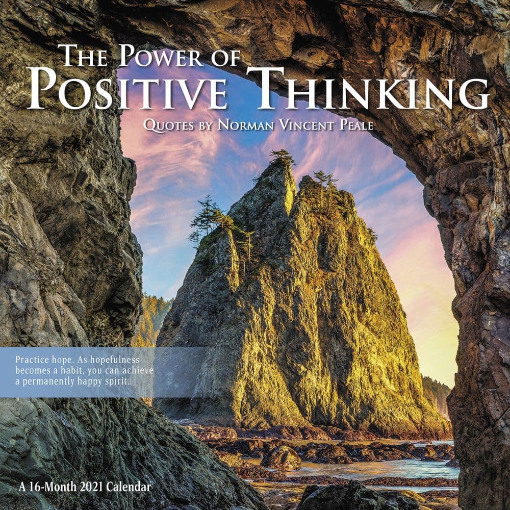 Power of Positive Thinking Wall Calendar - Calendars.com