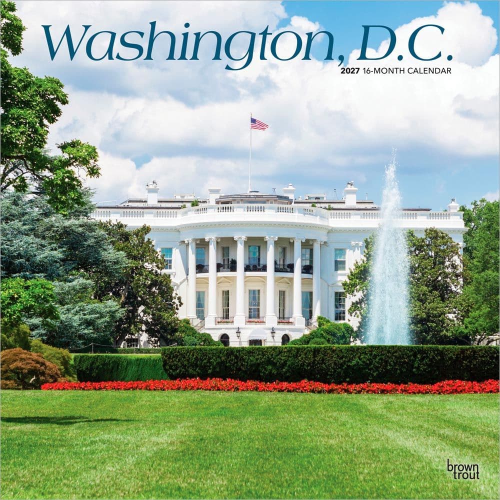 Washington DC 2027 Wall Calendar