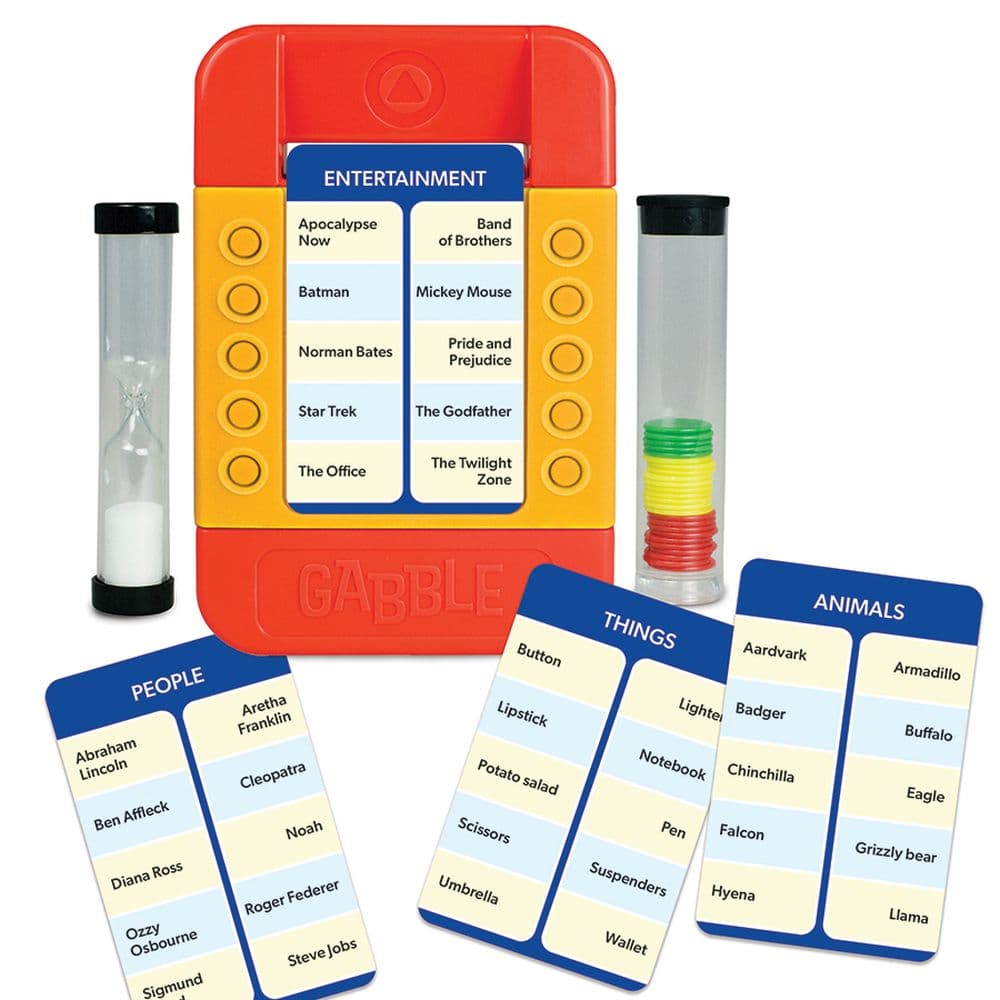 Gabble Travel Edition Game Second Alternate Image