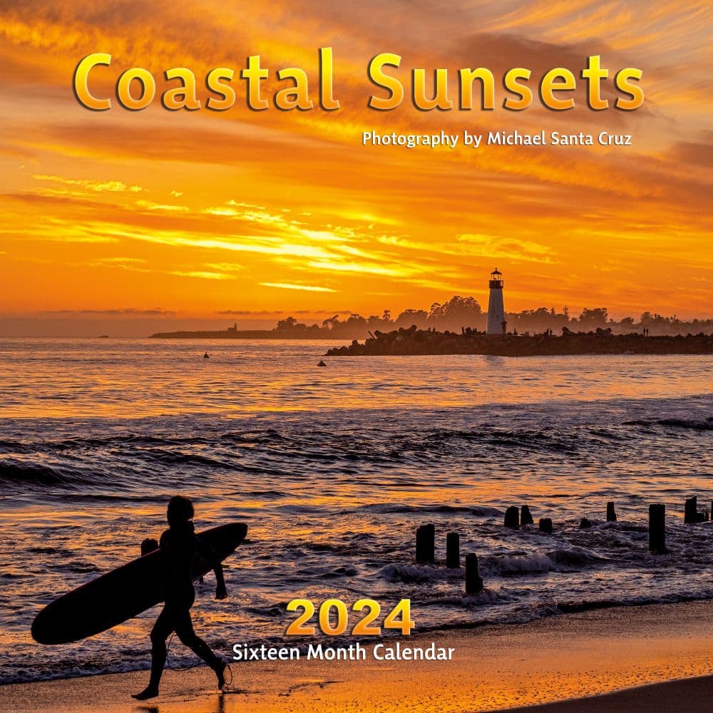 Coastal Sunsets 2024 Wall Calendar Main Product Image width=&quot;1000&quot; height=&quot;1000&quot;