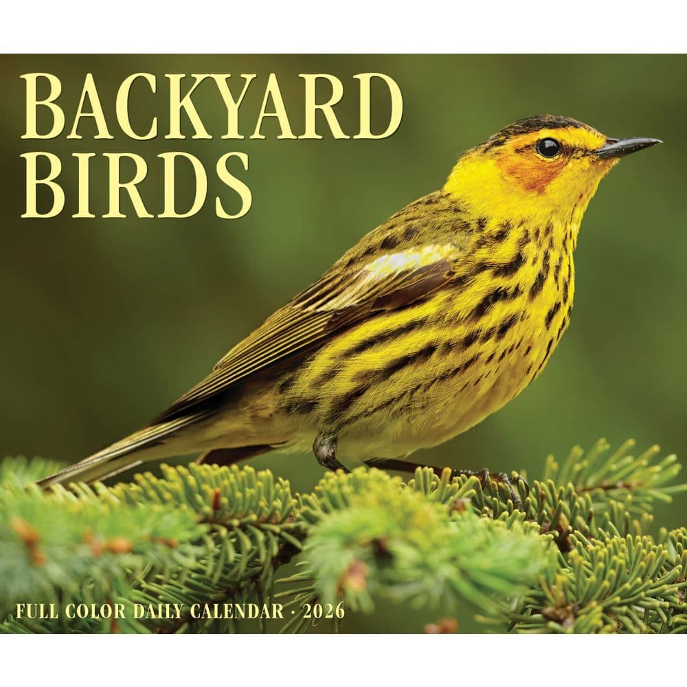 Backyard Birds 2026 Desk Calendar Fourth Alternate Image