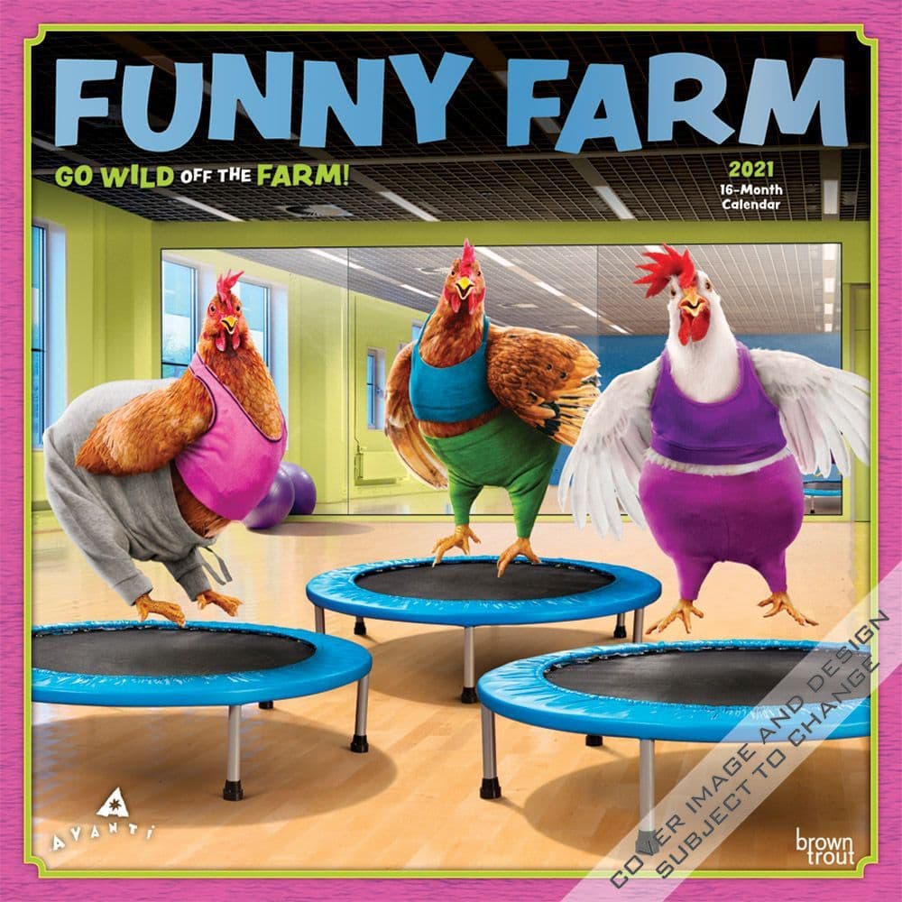 2021 Funny Farm Wall Calendar