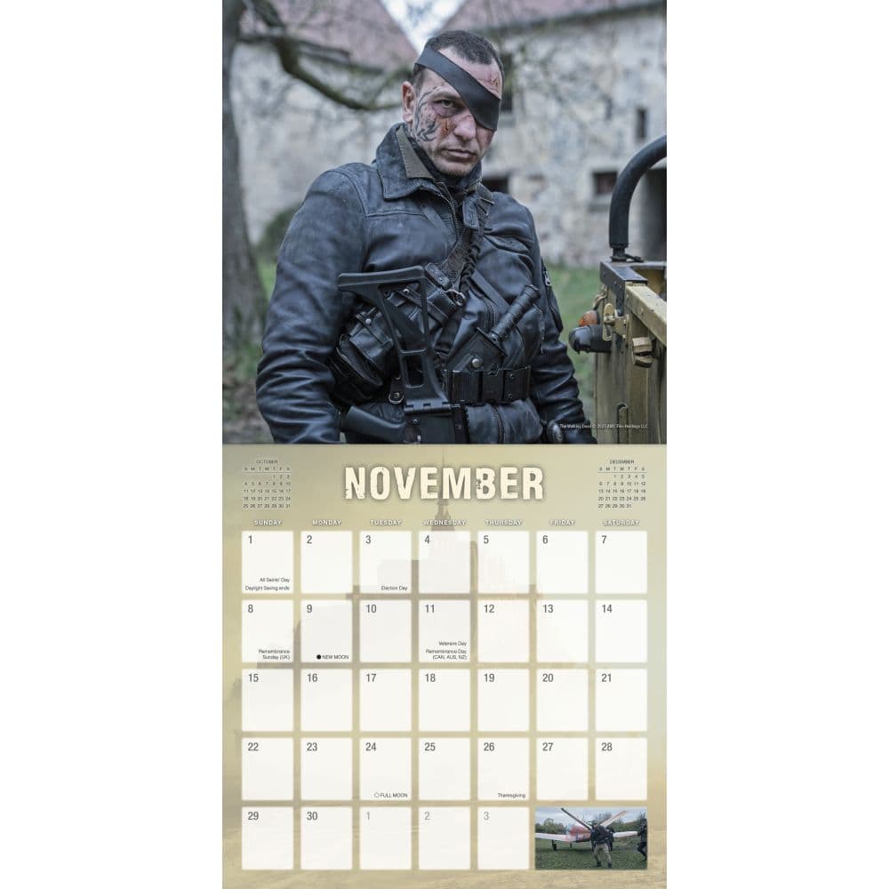 Walking Dead Daryl Dixon 2026 Wall Calendar Third Alternate Image