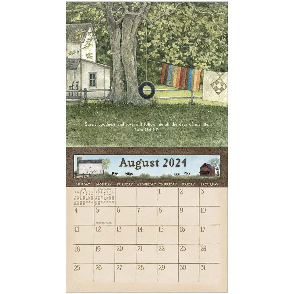 Country Blessings Fisher 2024 Wall Calendar Second Alternate Image width=&quot;1000&quot; height=&quot;1000&quot;