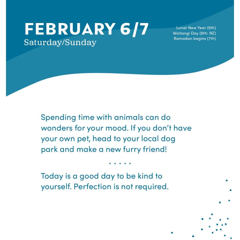 Everyday Calm 2027 Desk Calendar Second Alternate Image