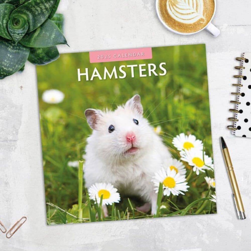 Hamsters 2025 Wall Calendar Alt5