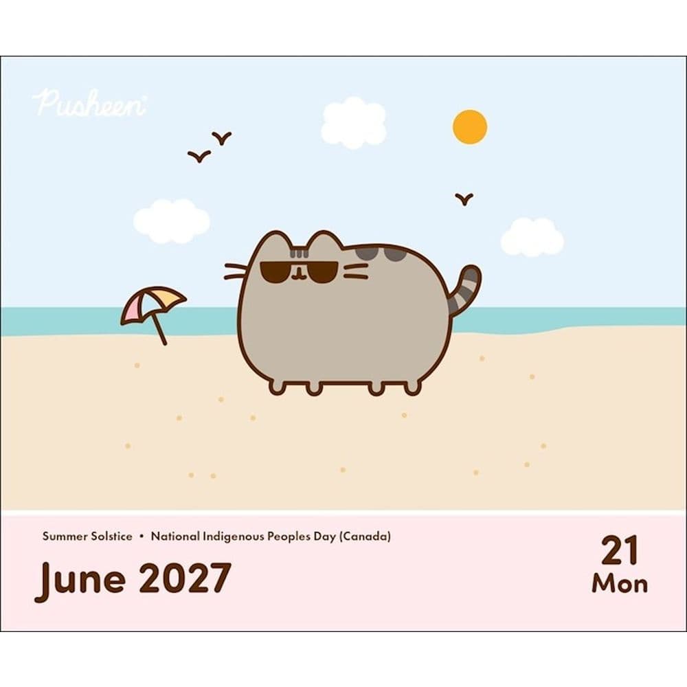 Pusheen 2027 Desk Calendar Third Alternate Image