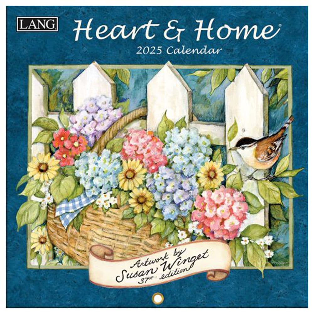 Heart and Home  by Susan Winget 2025 Wall Mini Calendar_Main Image