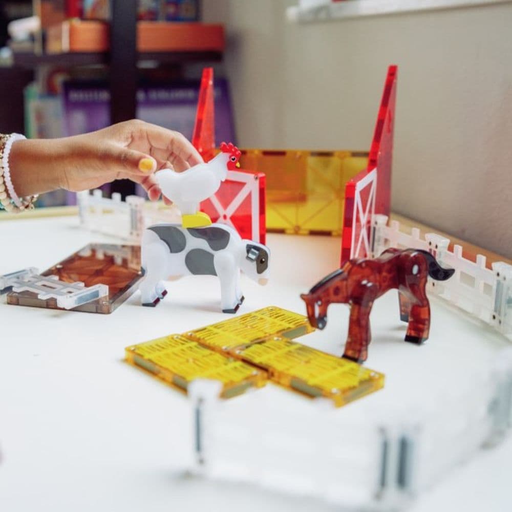Magna-tiles 25 Piece Farm Animals Set Fifth Alternate Image