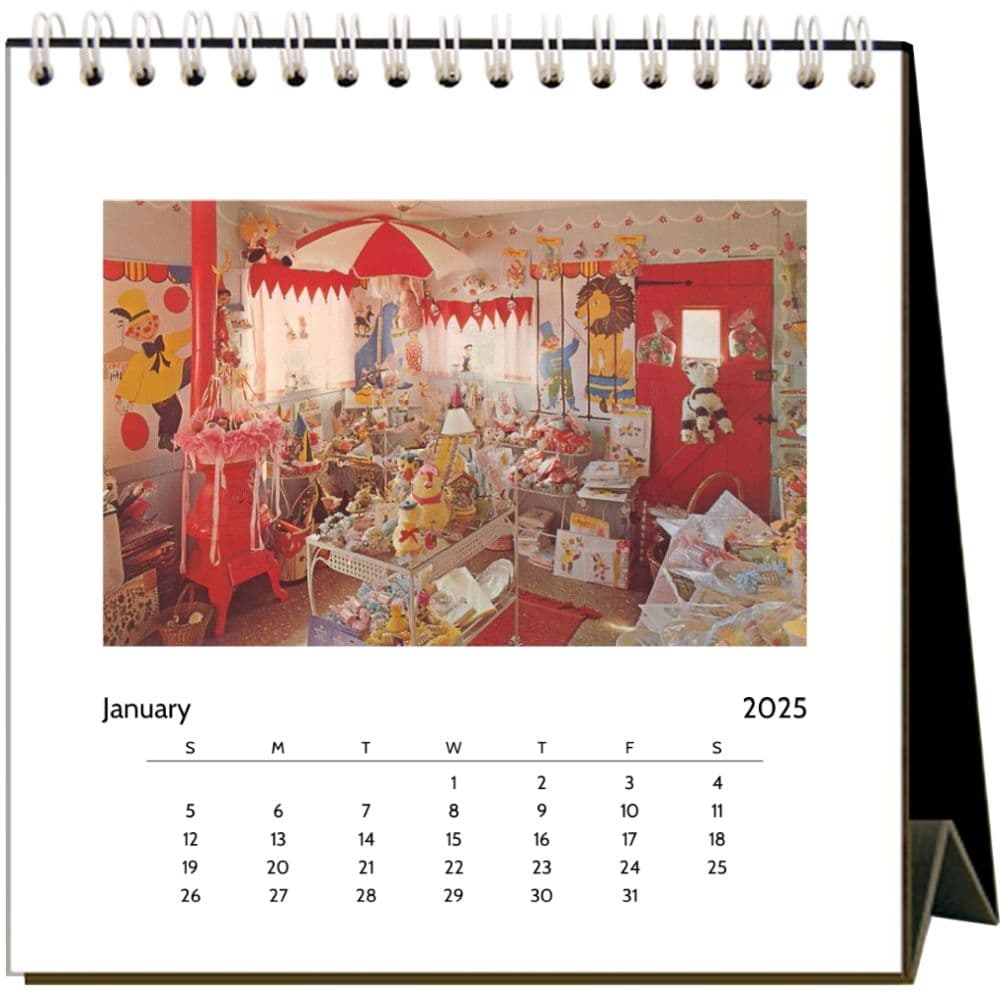 Bad Interiors 2025 Easel Desk Calendar Second Alternate Image width="1000" height="1000"