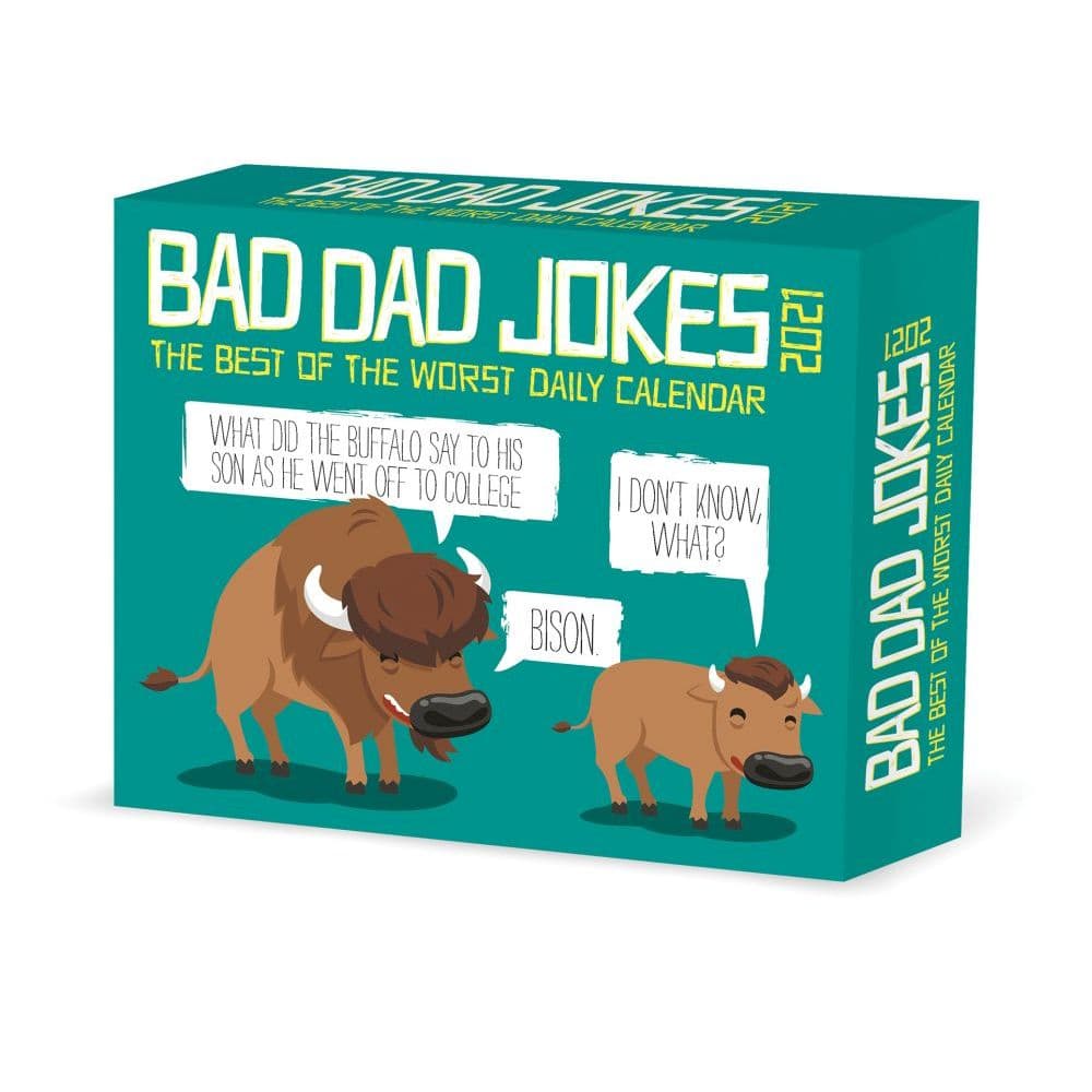 Bad Dad Jokes Desk Calendar - Calendars.com