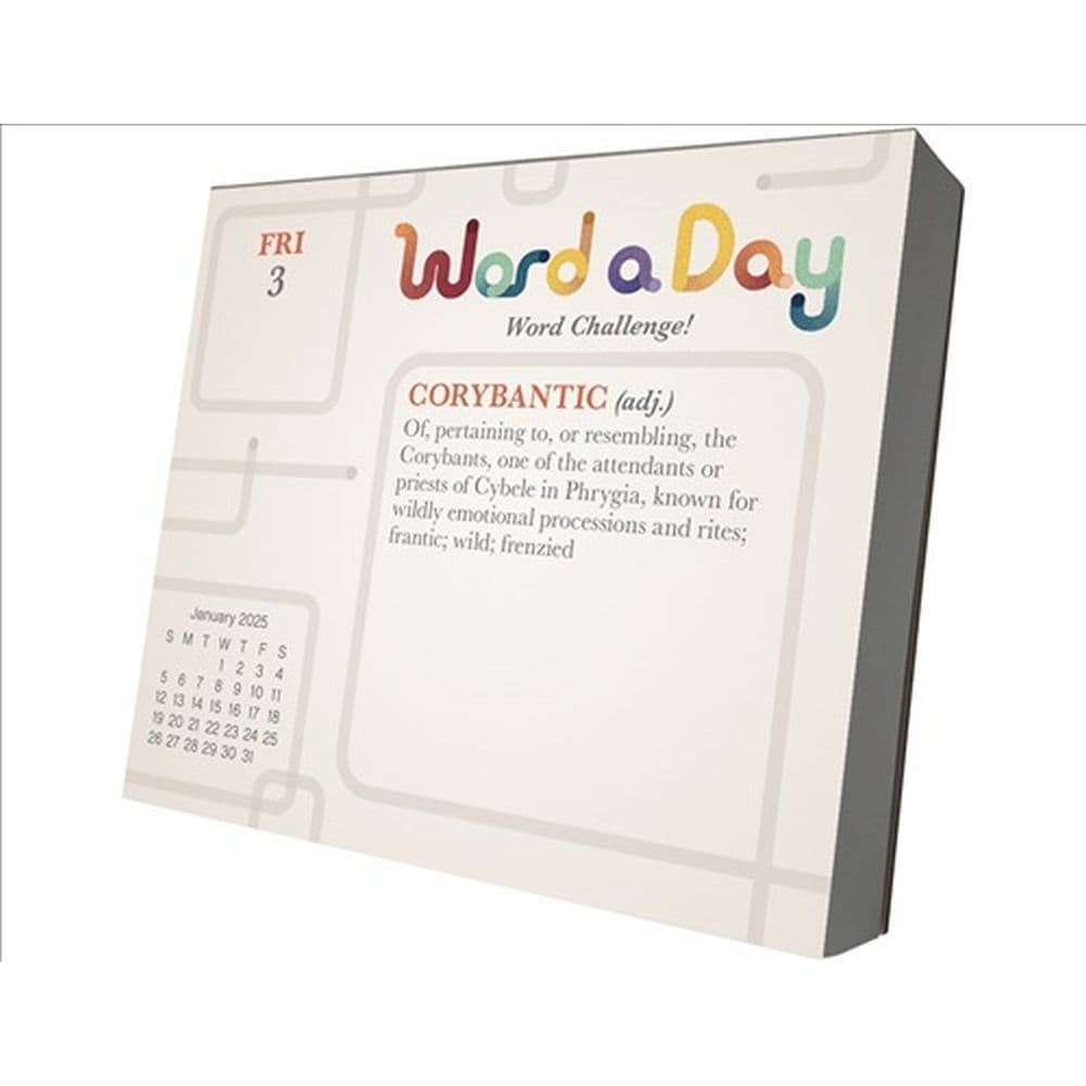 Word a Day 2025 Desk Calendar Sixth Alternate Image