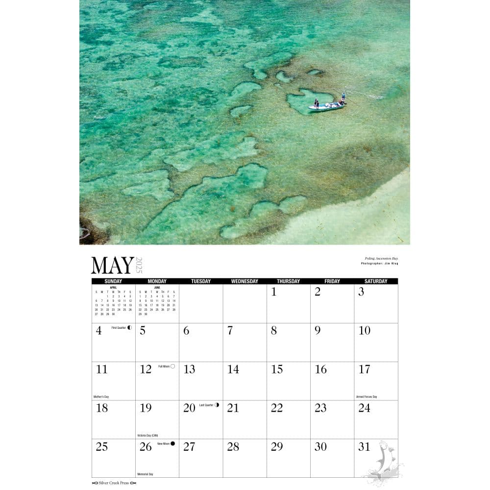 Saltwater Flyfishing 2025 Wall Calendar Alt2