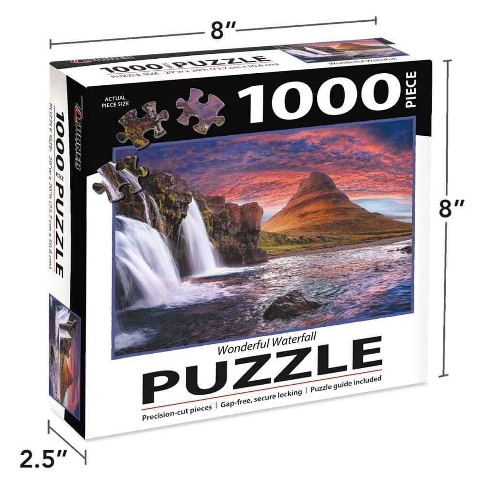 Wonderful Waterfall 1000Pc Puzzle Third Alternate Image