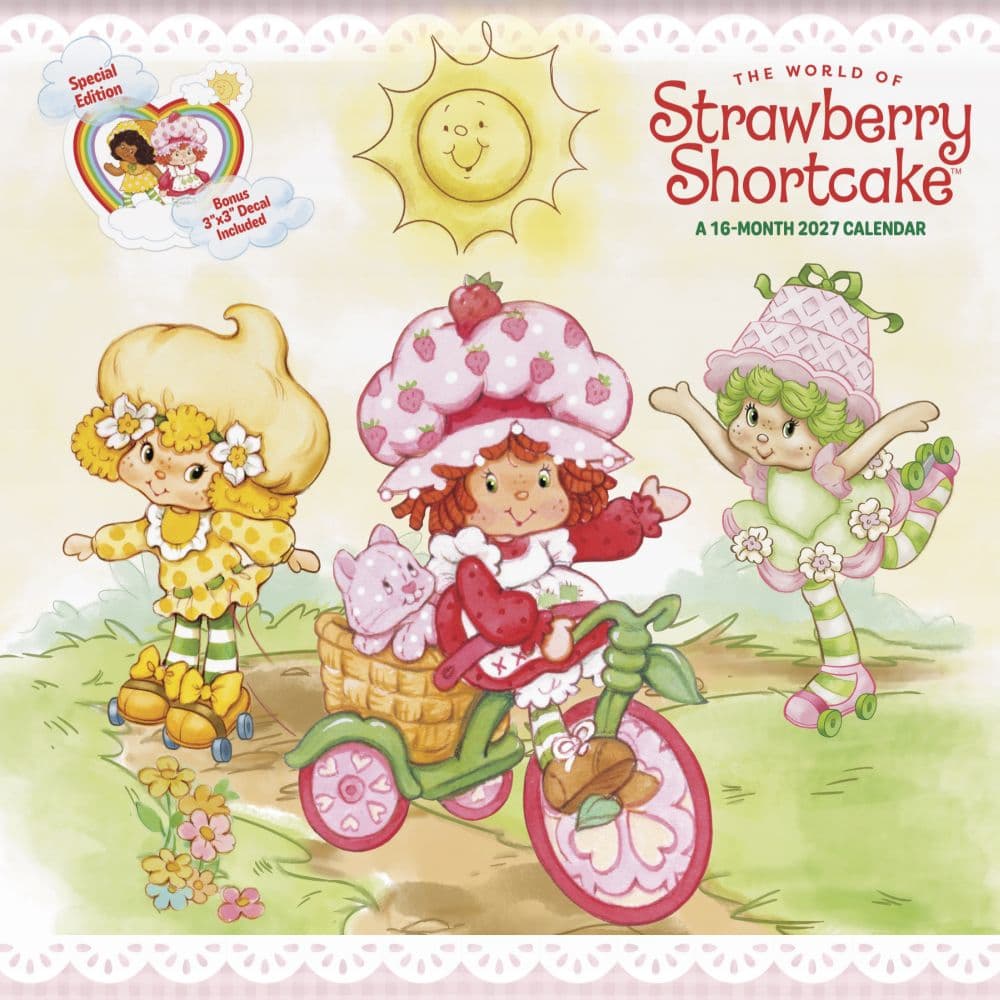 Strawberry Shortcake 2027 Wall Calendar Main Product Image
