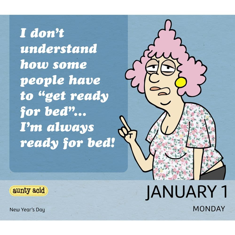 Aunty Acid 2024 Desk Calendar - Calendars.com