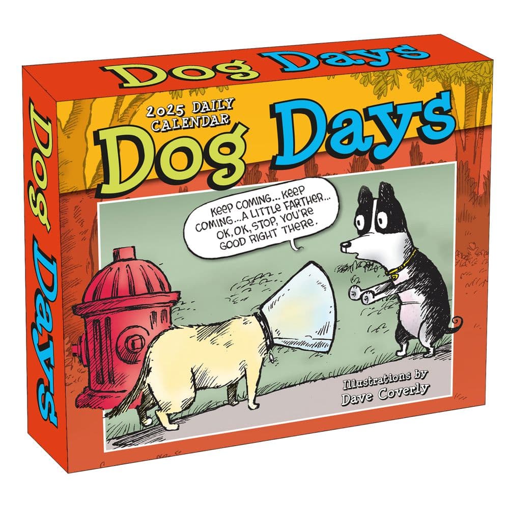 Dog Days 2025 Desk Calendar by Dave Coverly