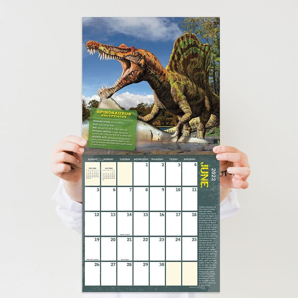 Calendrier 2022 Dinosaure Image Calendrier 2022