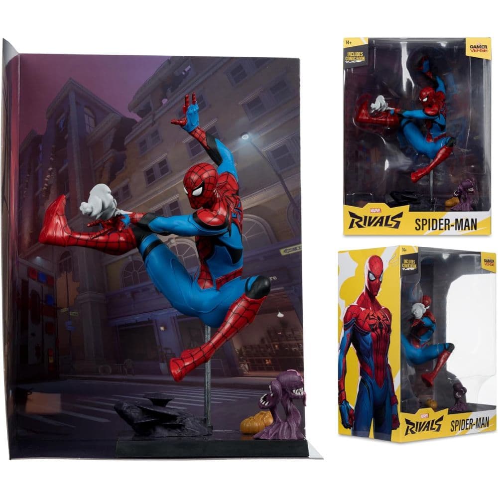 Marvel Rivals Gamerverse 1:6 Spider-Man Posed Figure Seventh Alternate Image