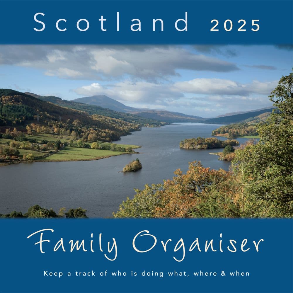 Scotland Family Organizer 2025 Wall Calendar Main Image