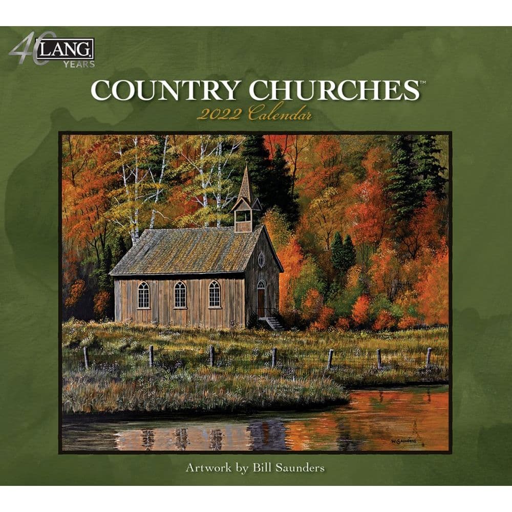 Country Churches 2022 Wall Calendar